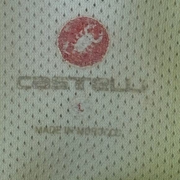 Castelli Cycling Jersey Large Short Sleeve Full Zip Black Neon Yellow Scorpion - Picture 9 of 12